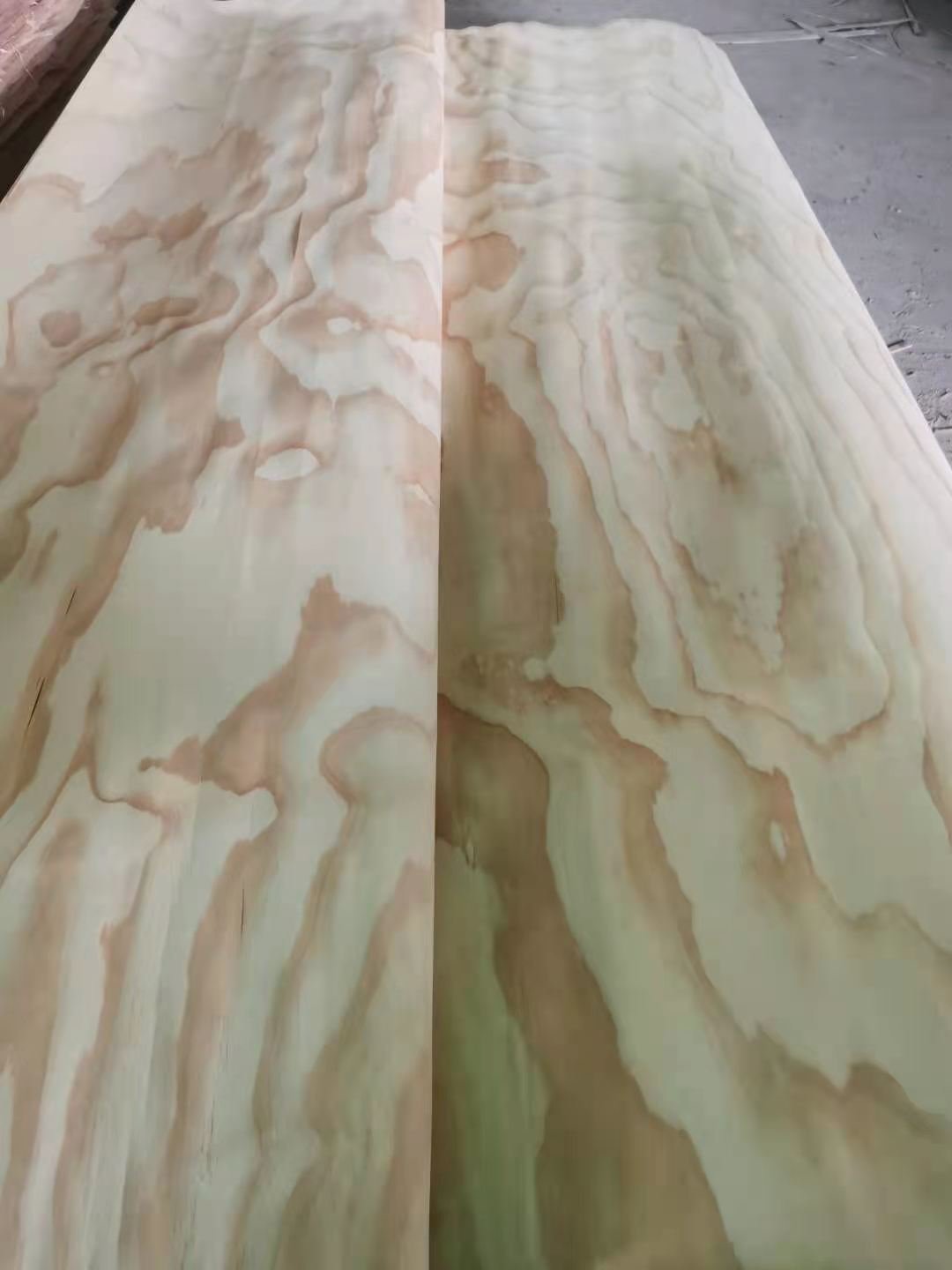 Rotary cut veneer sample